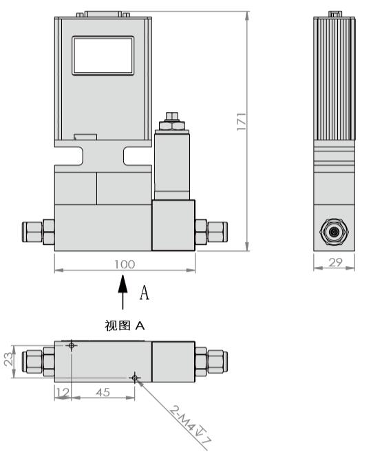 高溫型質(zhì)量流量計/控制器